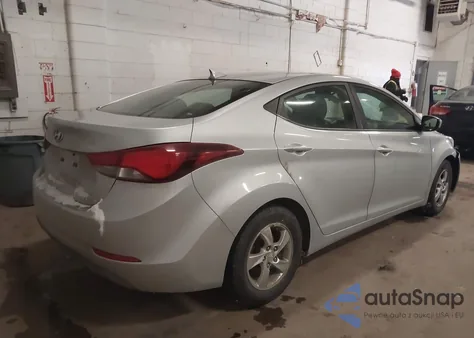 2014 Hyundai Elantra Se z USA, uszkodzony, nr VIN 5NPDH4AE0EH526957